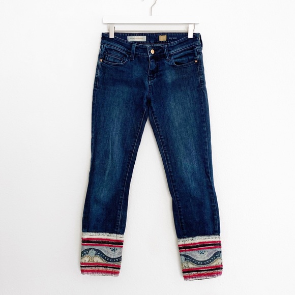 Anthropologie Denim - Anthropologie Pilcro Stet Patchwork Crop Jeans